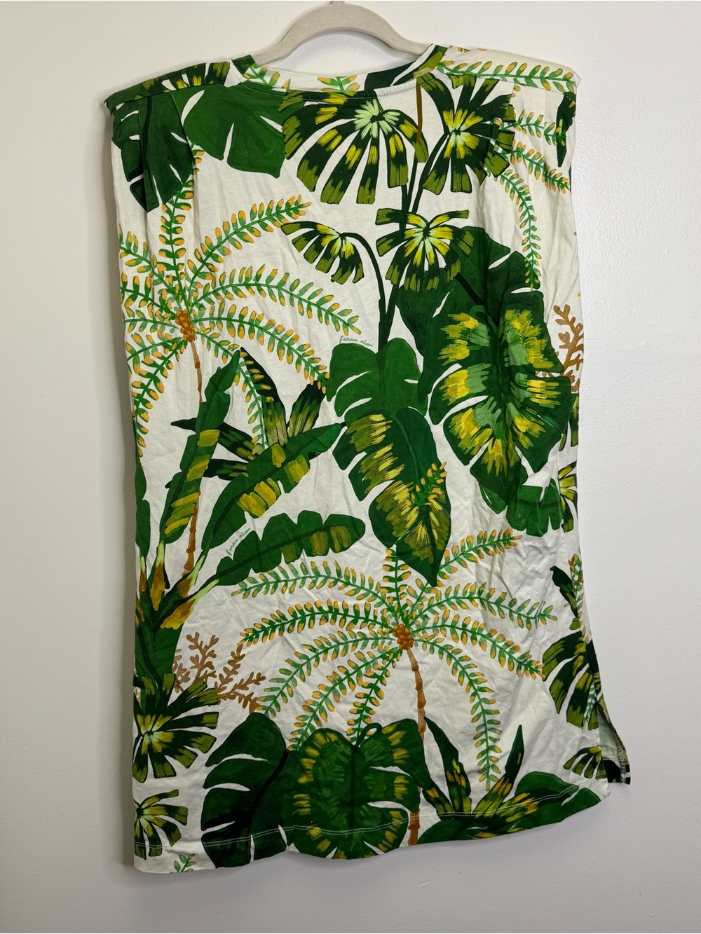 Farm Rio Tropical Forest T-Shirt Dress Large - Picture 9 of 12